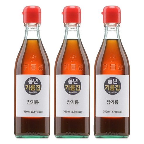 풍년기름집 참기름, 350ml, 3개 - 참기름 | 쿠팡