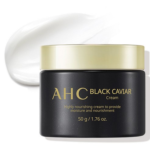 보습크림  AHC 블랙 캐비어 크림, 50g, 1개