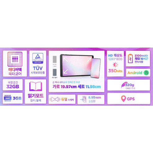 내 손안의 영화관, 레노버 Tab M8