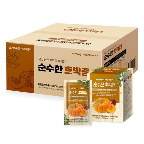 GNM자연의품격 순수한 호박즙, 90ml, 5개