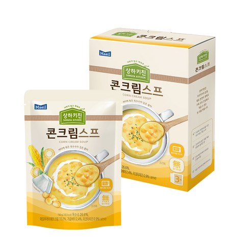 상하키친 콘크림 스프 3p, 450g, 1개
