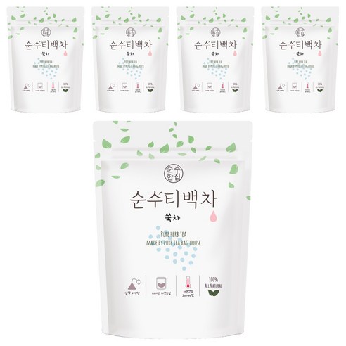 순수한집 쑥차 삼각티백, 1g, 50개입, 5개