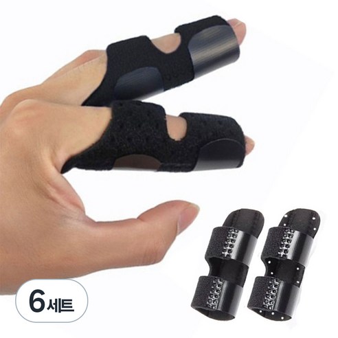 메디칼코어 고정 손가락보호대 기본형 + 통풍형, 6세트