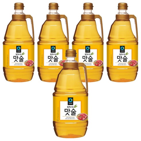 청정원 월계수잎 맛술, 1.8L, 5개