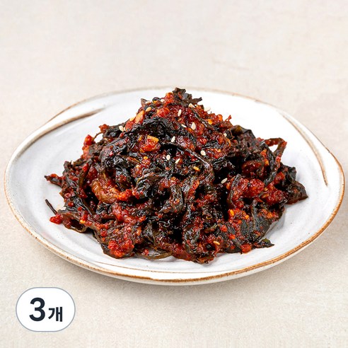 초록들 고들빼기지 양념무침, 300g, 3개