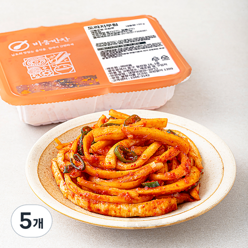 비움 도라지 무침, 150g, 5개
