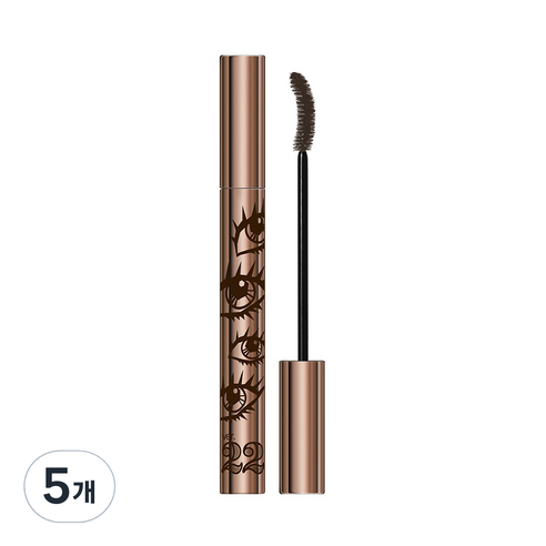 조성아22 동공미인 퍼펙트 롱앤컬 마스카라 6.5g, 브라운, 5개