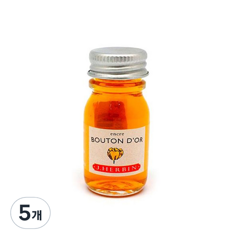 제이허빈 미니잉크10ml, 53 부통도르 미디엄옐로우, 5개