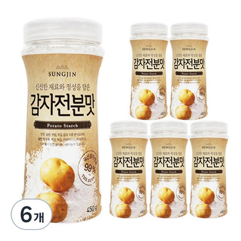성진 국내산 감자전분맛, 450g, 6개