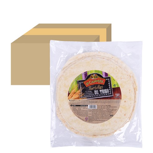 라카나스타 미션푸드 밀 또띠아 25cm 6p, 420g, 84개