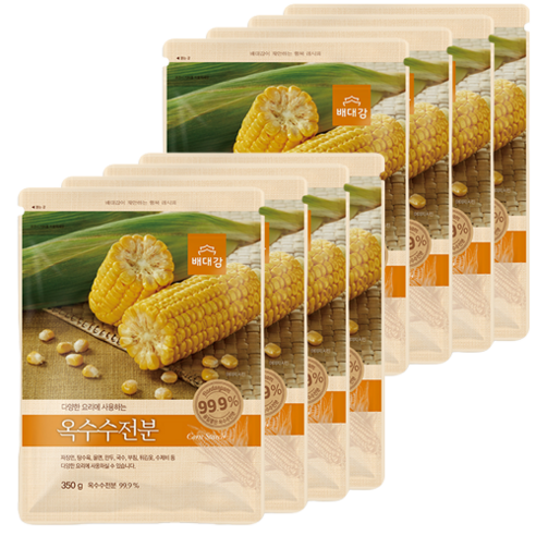 배대감 옥수수 전분, 350g, 8개