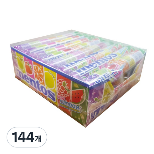 멘토스 뉴레인보우, 37.5g, 144개