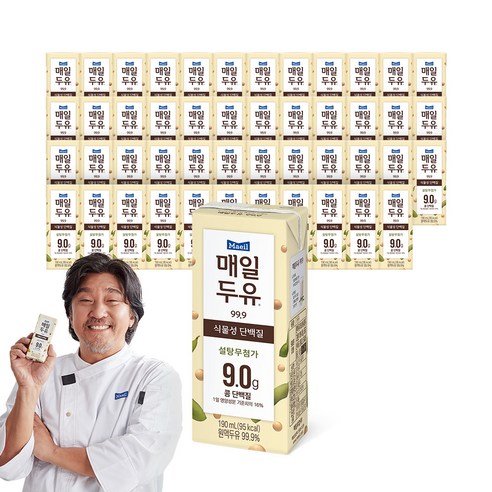 매일두유 99.9, 190ml, 48개