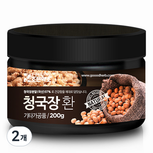 조은약초 프리미엄 청국장환, 2개, 200g