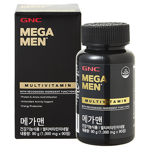 GNCMEGAMEN 멀티비타민 미네랄, 90정, 1개