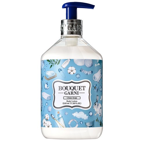 섬세한 비누향으로 감싸는 촉촉한 피부, 부케가르니 바디로션 클린솝 클린솝