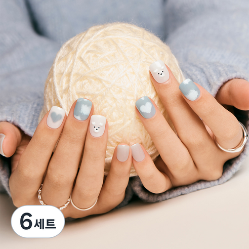 데싱디바 매직프레스 세트, 클라우디 베어, 6개