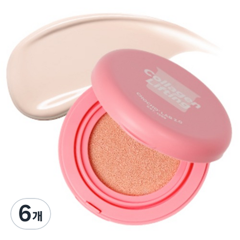 초초스랩2.0 콜라겐 리프팅 선쿠션 SPF50+ PA++++ 10g, 6개