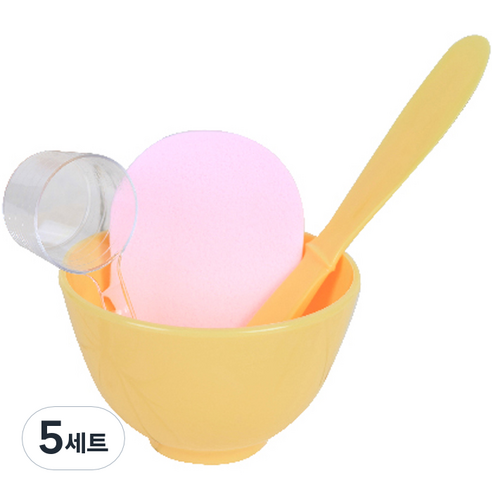모델링 팩도구 4종 세트, 혼합색상, 5세트