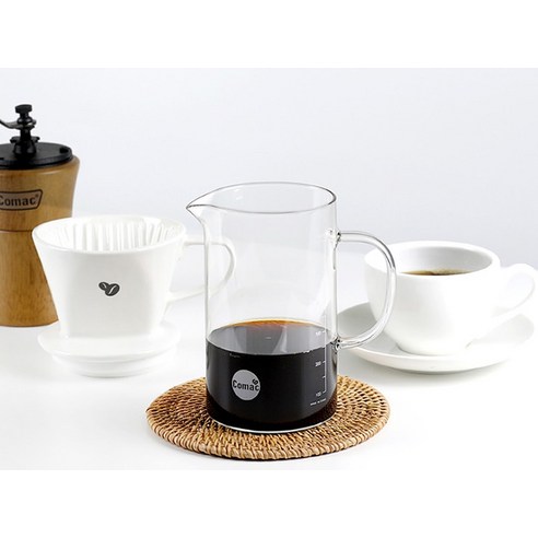 코맥 티타늄 드리퍼와 계량 유리 서버: 향긋한 커피 경험을 위한 필수품