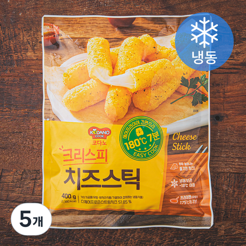 코다노 크리스피 치즈스틱 (냉동), 400g, 5개