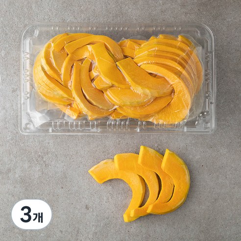 뉴질랜드 간편단호박(슬라이스) 800g, 1개, 3개