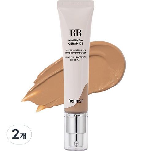 헤이미쉬 모링가 세라마이드 비비크림 SPF30 PA++ 30ml, 27N Light Tan, 2개