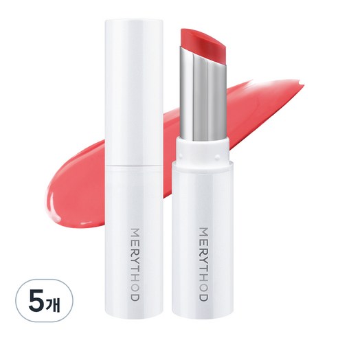 메리쏘드 콜라겐 멜팅 립밤, 04 토프로즈, 5g, 5개