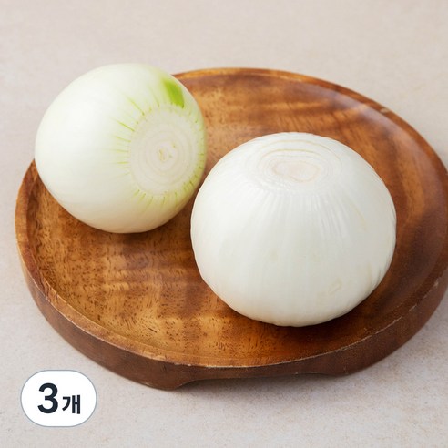 국내산 유기농 깐 양파 (햇), 500g, 3개