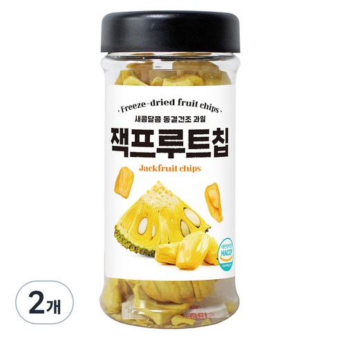 미다몰 HACCP 동결건조 잭프루트칩, 55g, 2개