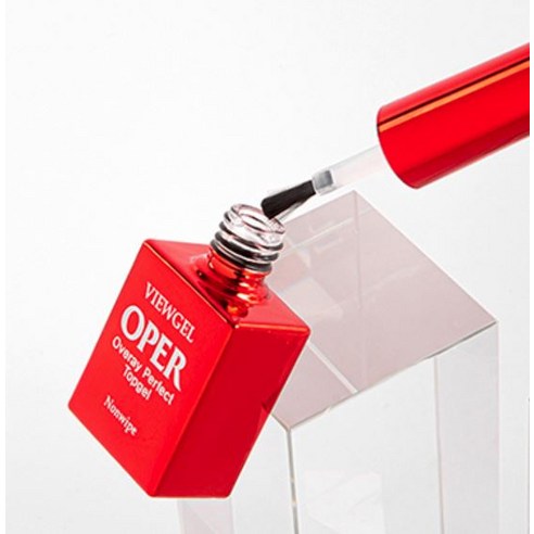 투명한 계열의 젤로, 할인가격으로 구매 가능한 뷰젤 OPER 오버레이 오빠 탑 젤