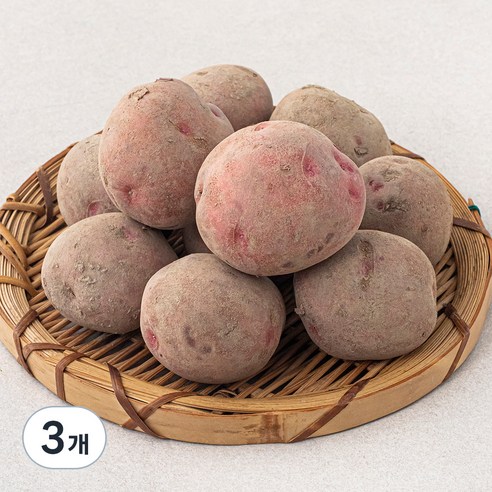 곰곰 국내산 홍감자, 1kg, 3개