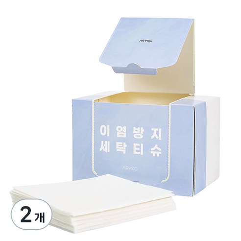 아리코 이염 방지 세탁티슈, 100개입, 2개