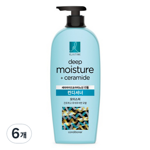 엘라스틴 세라마이드 모이스처 컨디셔너, 680ml, 6개