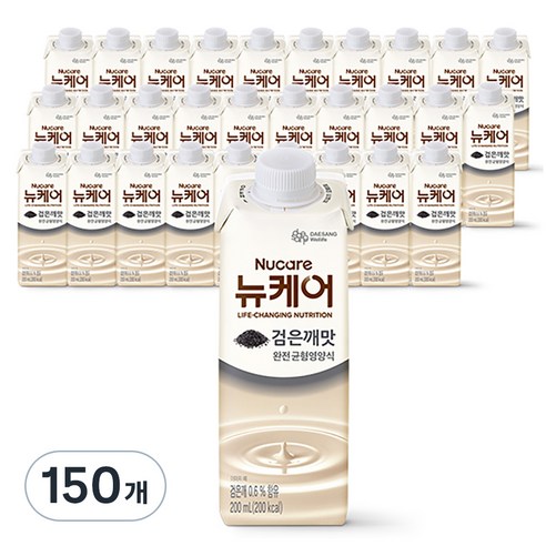뉴케어 검은깨맛 완전균형영양식, 200ml, 150개