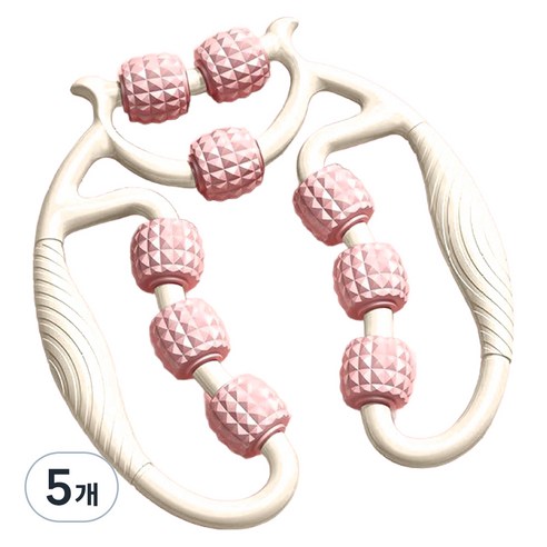 피어니스트 스트레칭 지압 마사지 롤러, 5개, 피치