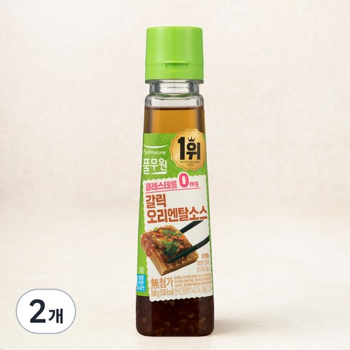 풀무원 갈릭 오리엔탈소스, 240g, 2개