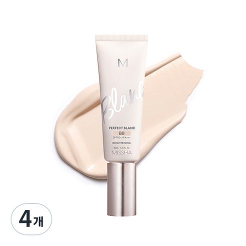 미샤 M 퍼펙트 블랑 비비 SPF50+ PA+++ 40ml, 22호 베이지, 4개