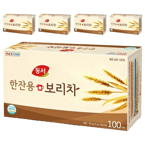 동서 한잔용 보리차, 1.5g, 100개입, 5개