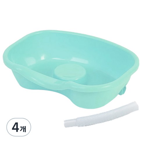 노인 환자용 임산부용 머리감기 샴푸 대야 세발기, 4개