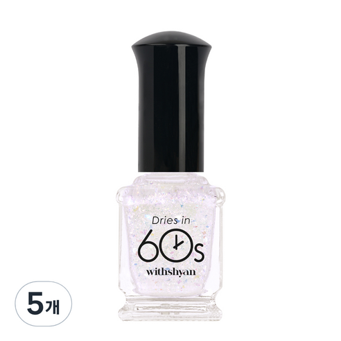 위드샨 60초 매니큐어 9ml, M126 웨딩드레스, 5개