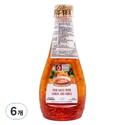 탄하 반세오 월남쌈 분짜 짜조 소스 페트, 250ml, 6개