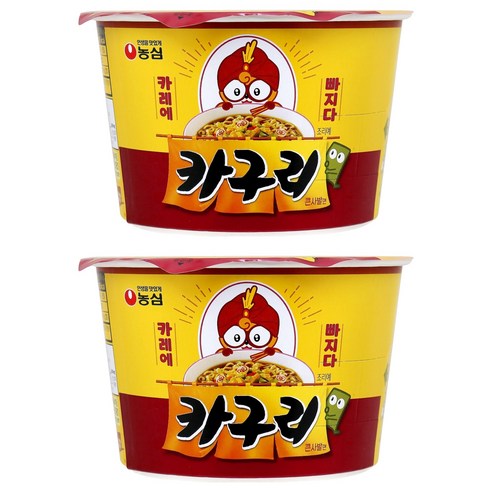 농심 카구리 큰사발면 103g, 2개