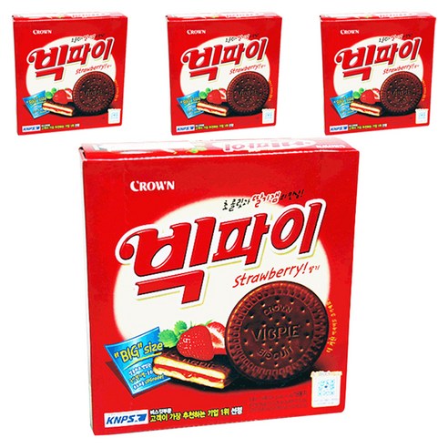 크라운 빅파이 딸기