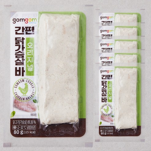 곰곰 간편 닭가슴살바 오리지널, 80g, 12팩