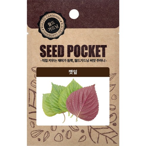월드가드닝 행복한 텃밭 좋은 씨앗 깻잎씨 2000개, 1개