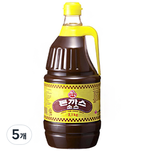 오뚜기 돈까스소스, 2.1kg, 5개
