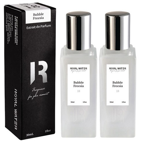 로얄워터 버블 프리지아 엑스트레 드 퍼퓸, 30ml, 2개