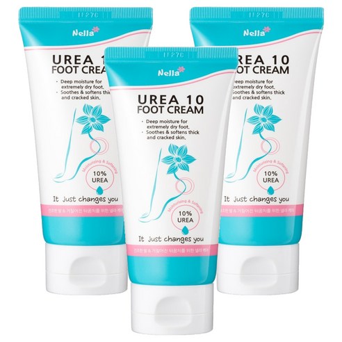 넬라 우레아 10 풋크림 100ml, 1개입, 3개