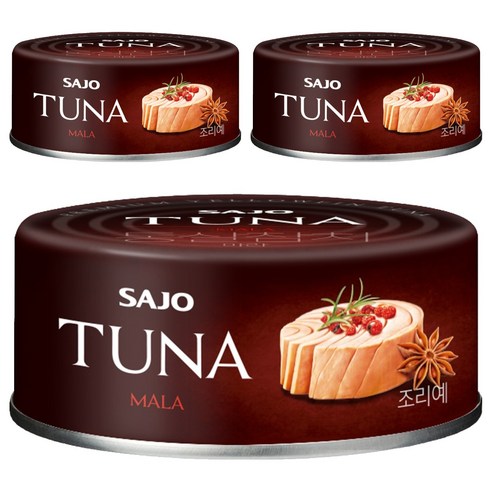 사조 참치 마라, 100g, 3개